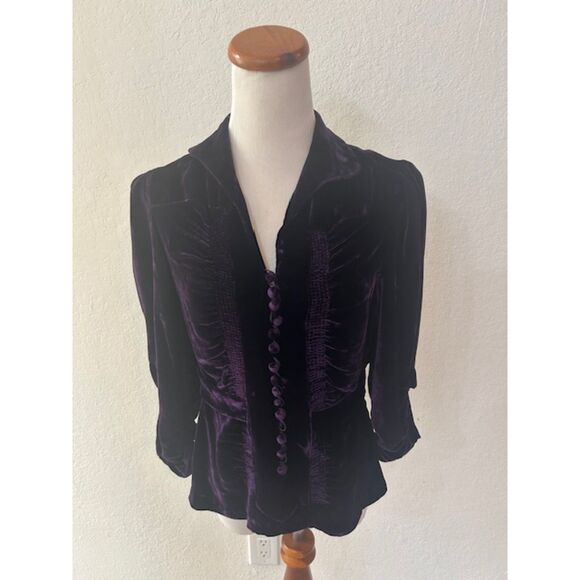 Tops - Purple Velvet Top